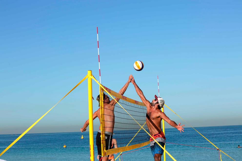 Beach Volleyball for adults in Dubai
